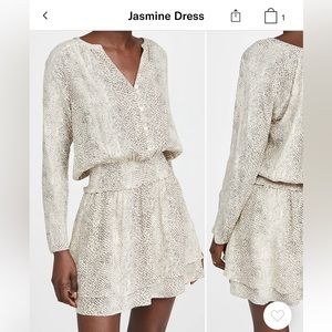 Rails Jasmine Dress lightweight snakeskin print